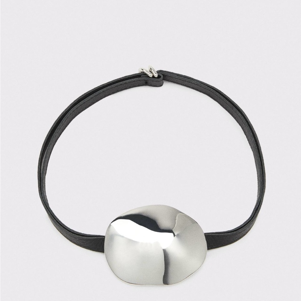 Zara Black and Silver Belt